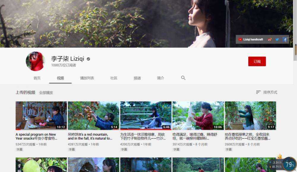 李子柒YouTube粉丝破千万，为什么是她重新定义了中国公主？-第1张图片-周小辉博客